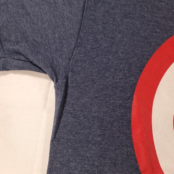 Marvel Captain America Graphic Short Sleeve Casual T Shirt Mens Size S Blue - Picture 5 of 9